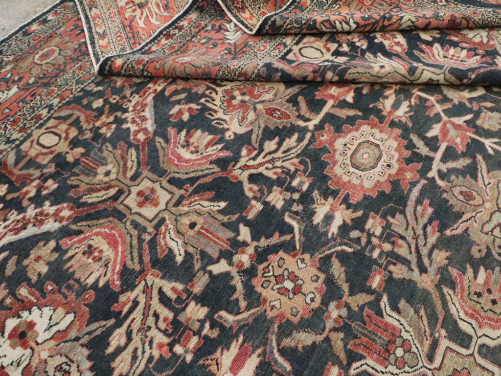 Antique Persian Malayer Room Size Carpet, No.14858 - Galerie Shabab