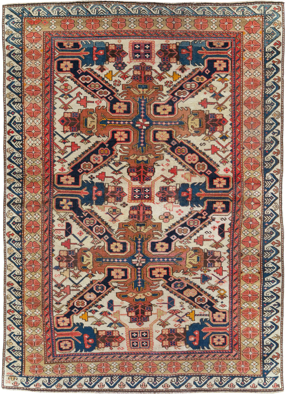 Antique ZeyKhor Caucasian Rug, No.14863 - Galerie Shabab