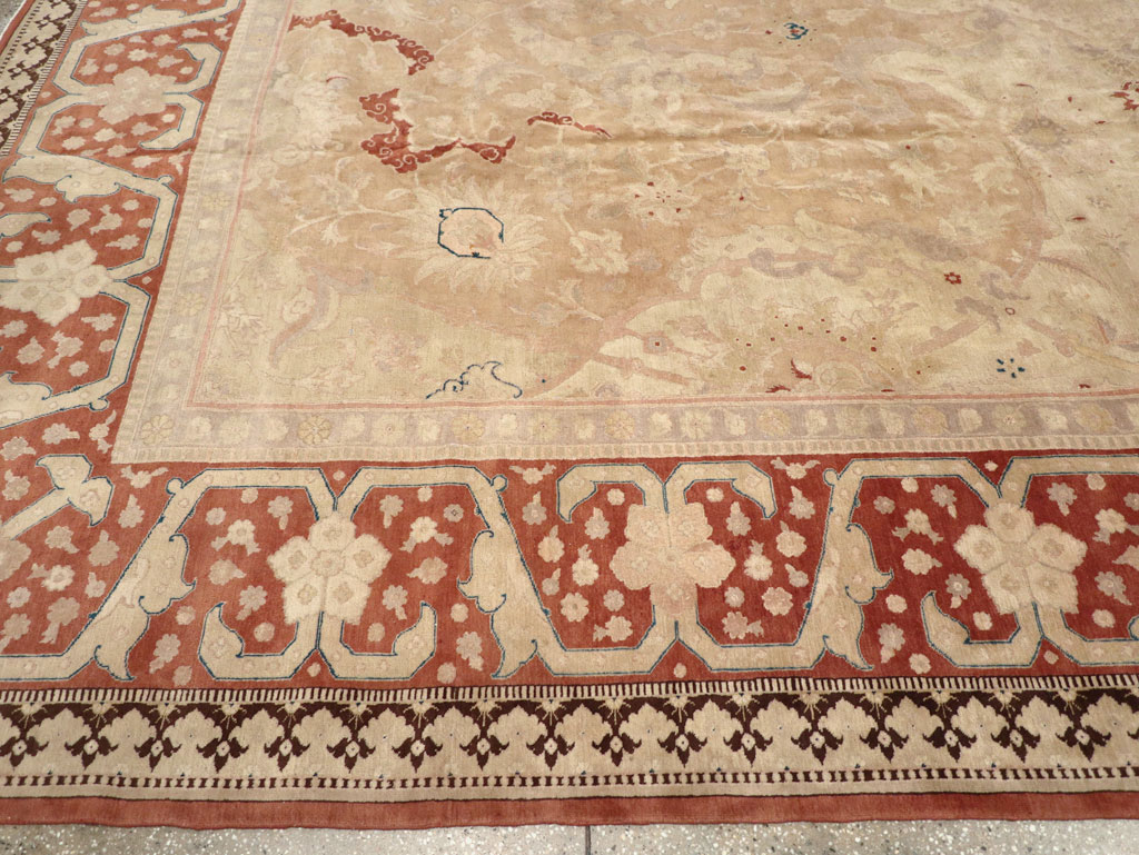 Antique Persian Tabriz Carpet, No.14870 - Galerie Shabab