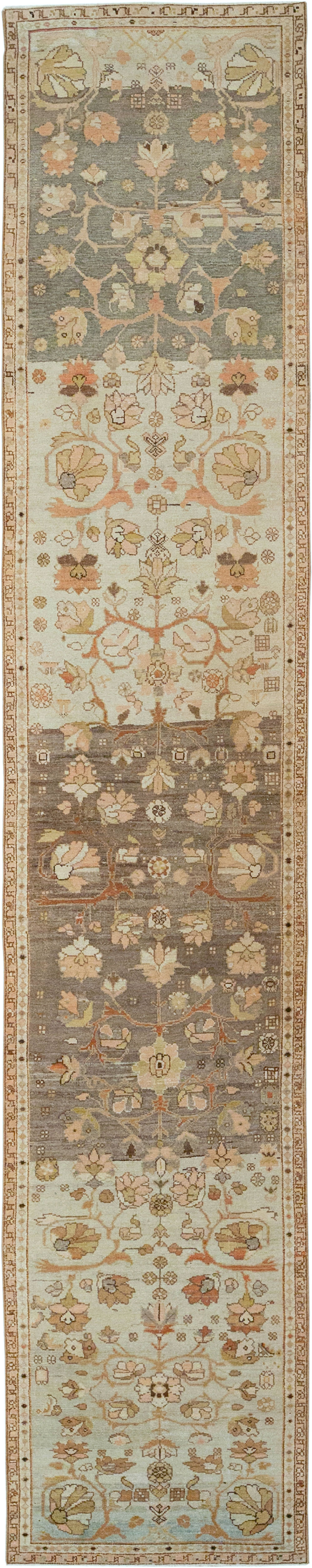 Vintage Persian Malayer Runner, No.14883 - Galerie Shabab