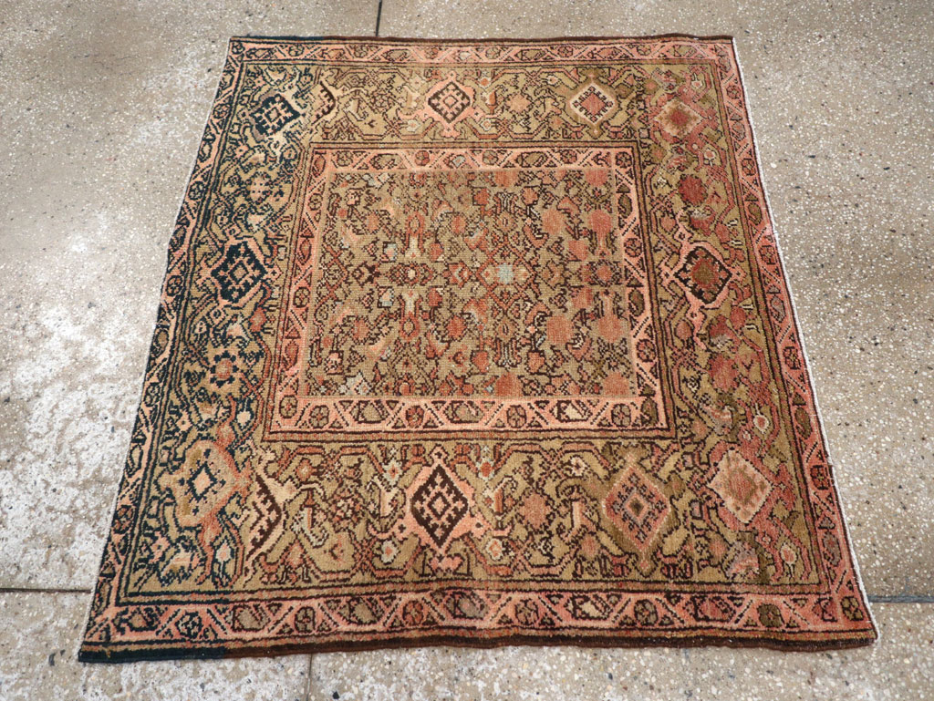 Vintage Persian Malayer Rug, No.14884 - Galerie Shabab