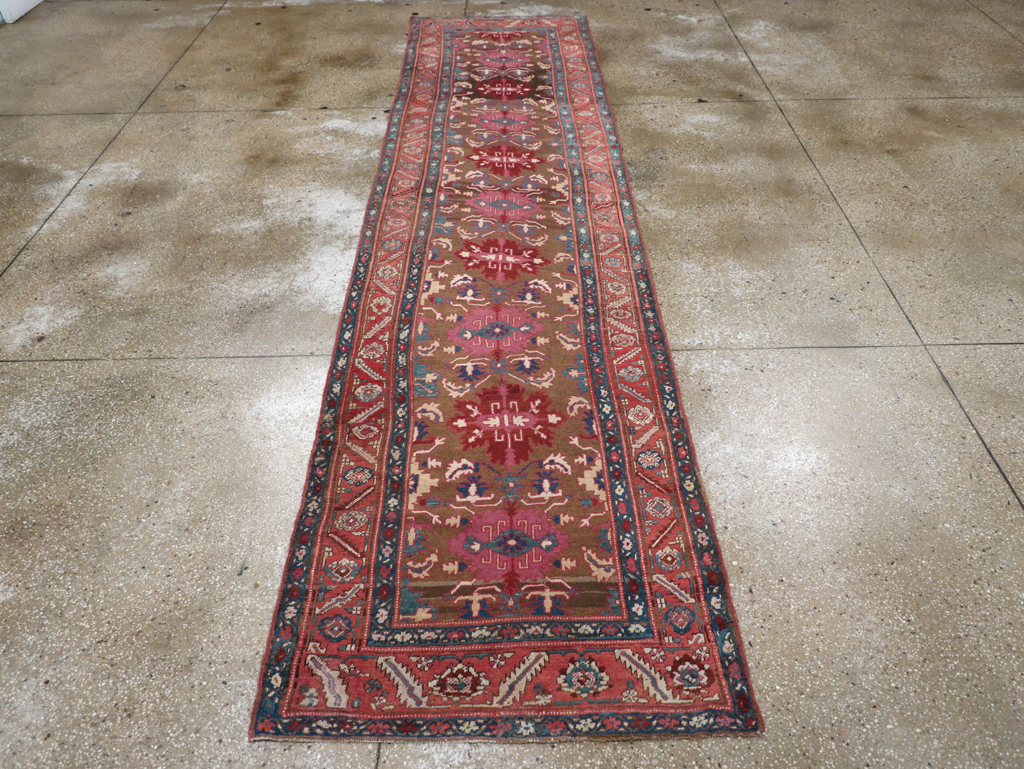 Antique Persian Bakshaish Runner, No.14896 - Galerie Shabab