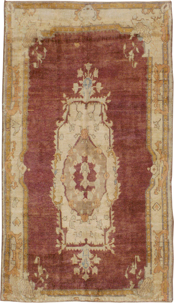 Antique Turkish Oushak Rug, No.14925 - Galerie Shabab