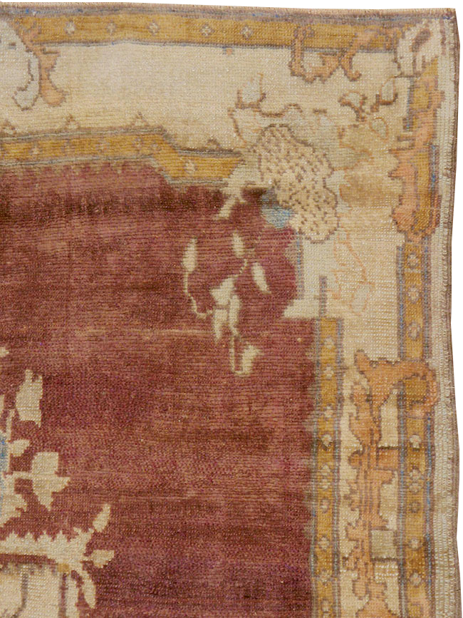 Antique Turkish Oushak Rug, No.14925 - Galerie Shabab
