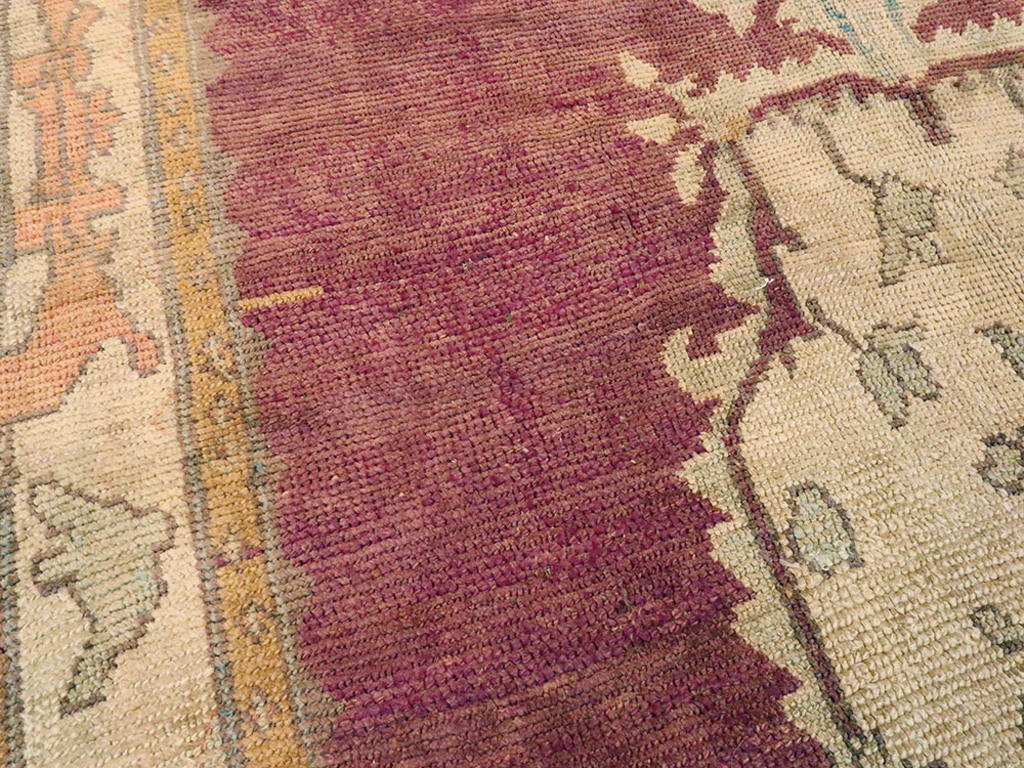 Antique Turkish Oushak Rug, No.14925 - Galerie Shabab