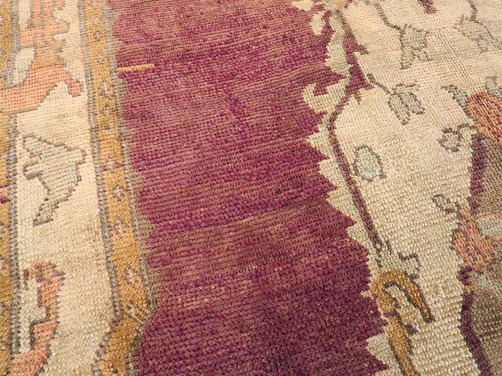 Antique Turkish Oushak Rug, No.14925 - Galerie Shabab