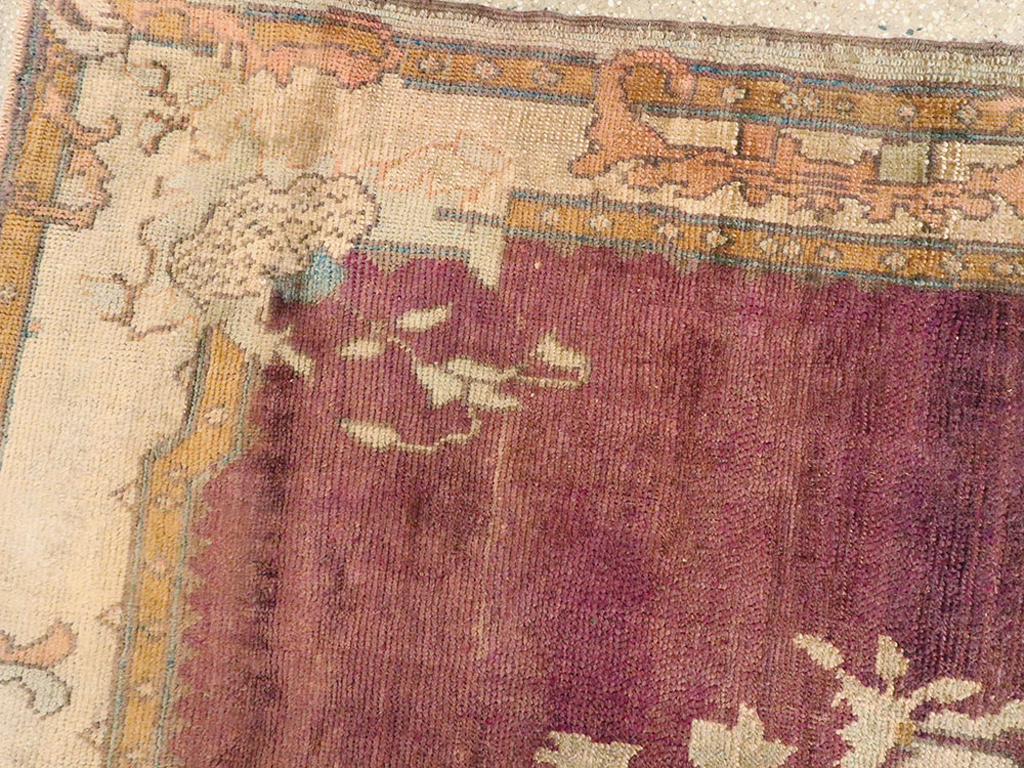Antique Turkish Oushak Rug, No.14925 - Galerie Shabab