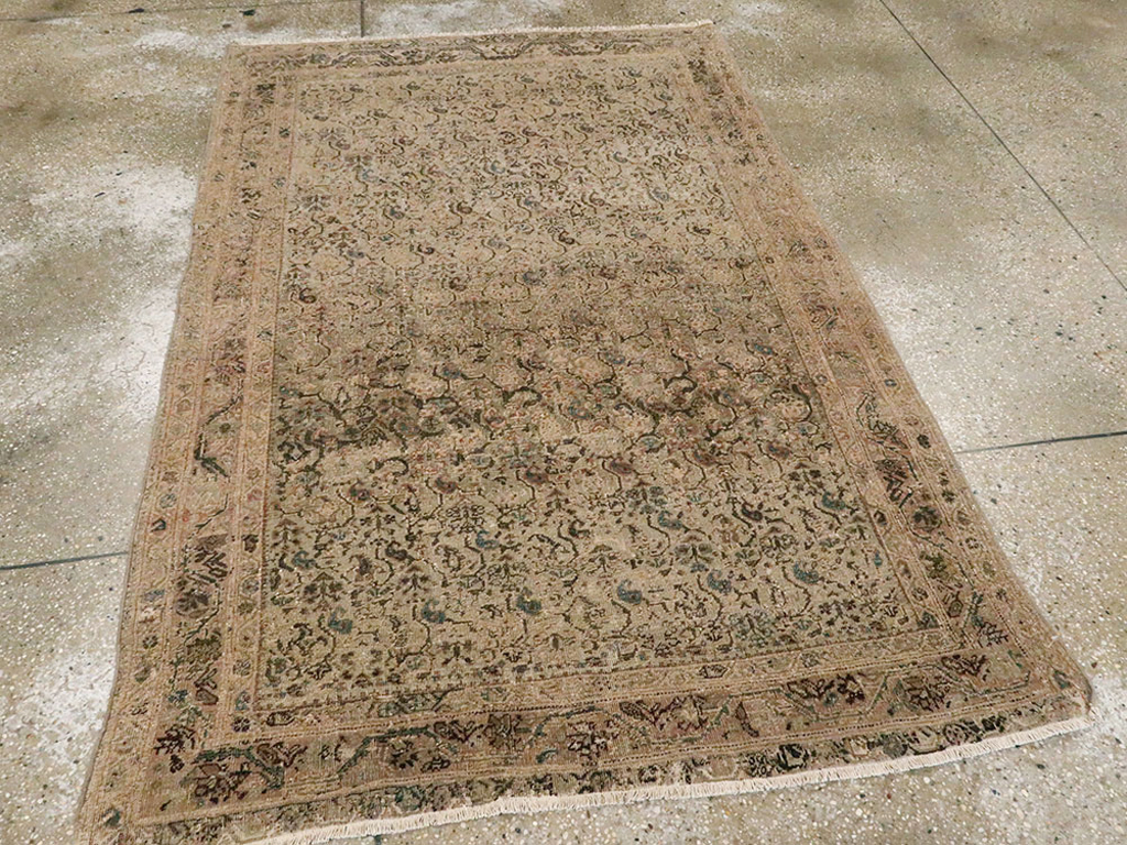 Vintage Persian Malayer Rug, No.14945 - Galerie Shabab