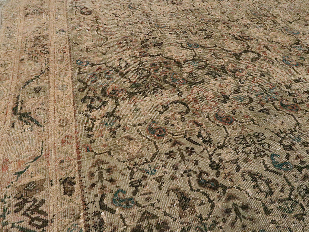 Vintage Persian Malayer Rug, No.14945 - Galerie Shabab