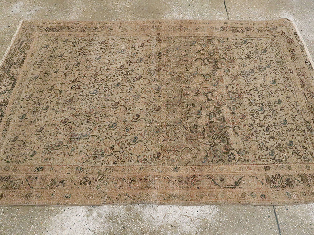 Vintage Persian Malayer Rug, No.14945 - Galerie Shabab