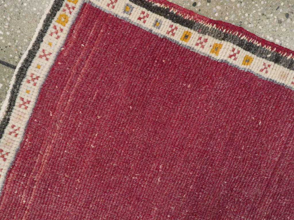 Vintage Turkish Anatolian Throw Rug, No.14998 - Galerie Shabab