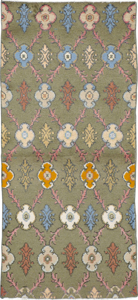 Vintage Turkish Anatolian Throw Rug, No.15036 - Galerie Shabab