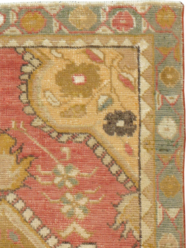 Vintage Oushak Rug, No.15043 - Galerie Shabab