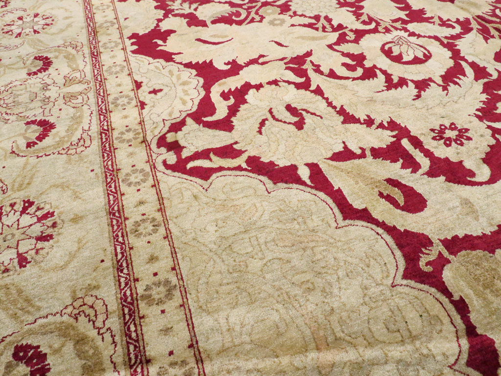 Antique Indian Agra Carpet, No.15046 - Galerie Shabab