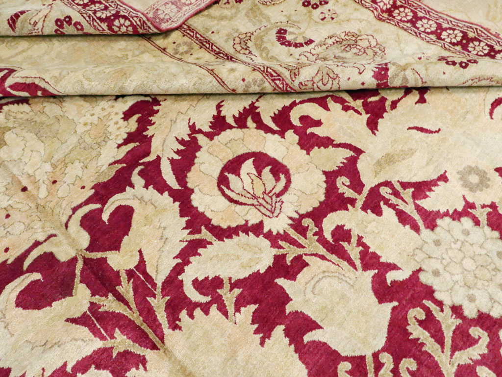 Antique Indian Agra Carpet, No.15046 - Galerie Shabab