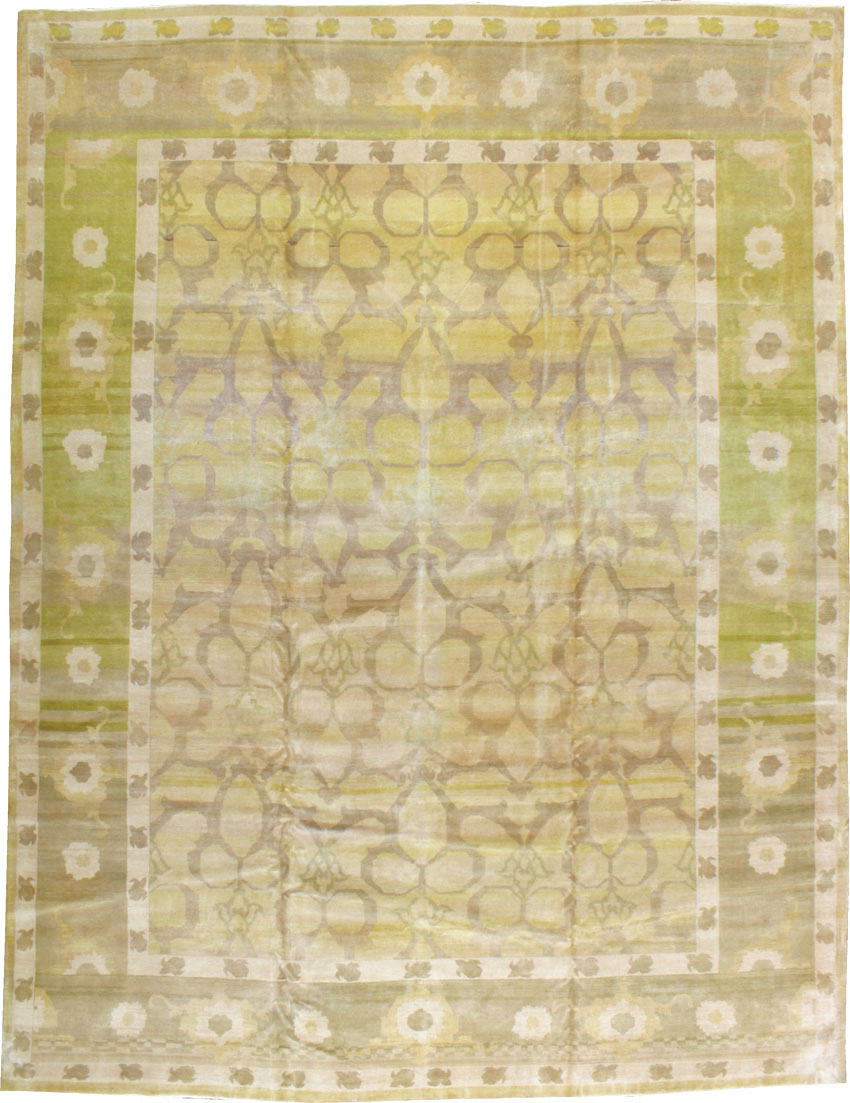 Vintage Persian Tabriz Modernist Carpet, No.15057 - Galerie Shabab