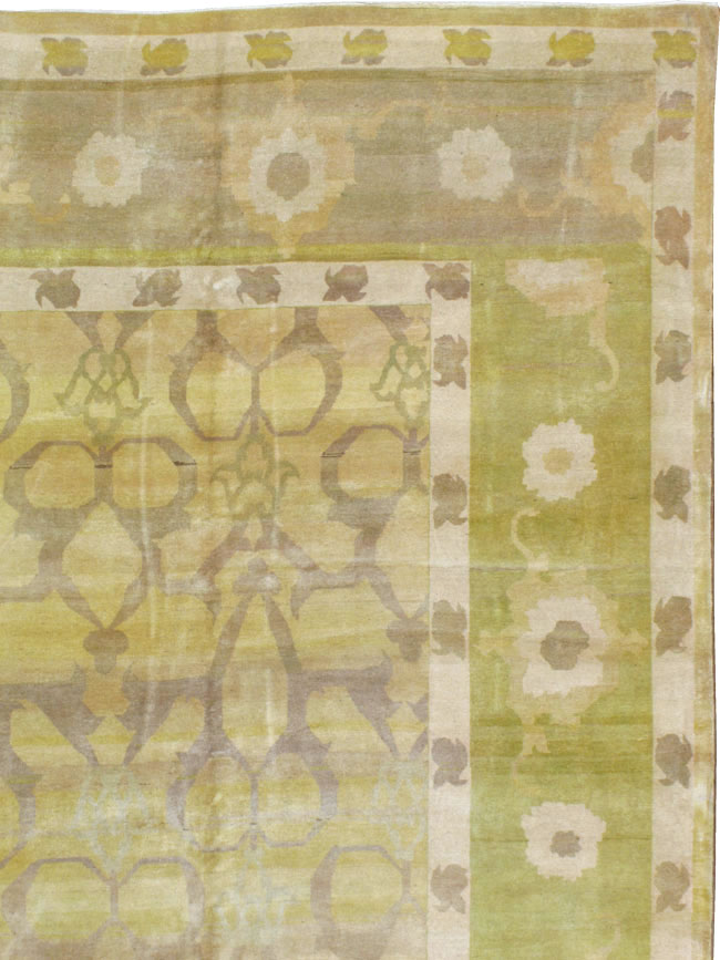 Vintage Persian Tabriz Modernist Carpet, No.15057 - Galerie Shabab