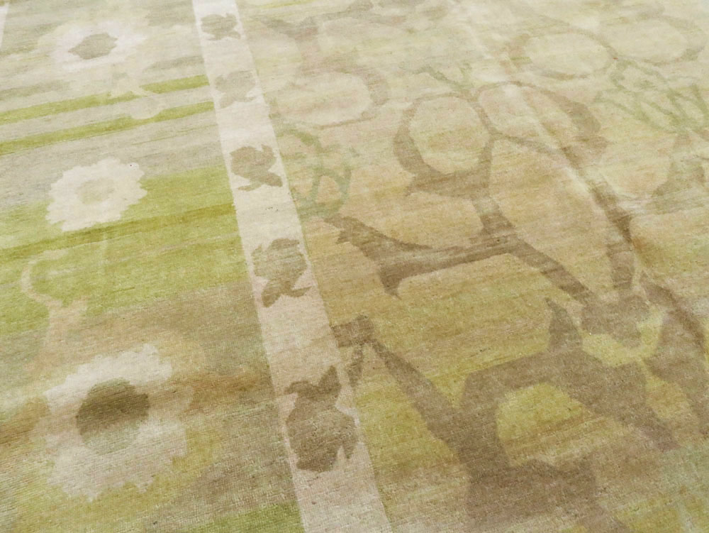 Vintage Persian Tabriz Modernist Carpet, No.15057 - Galerie Shabab