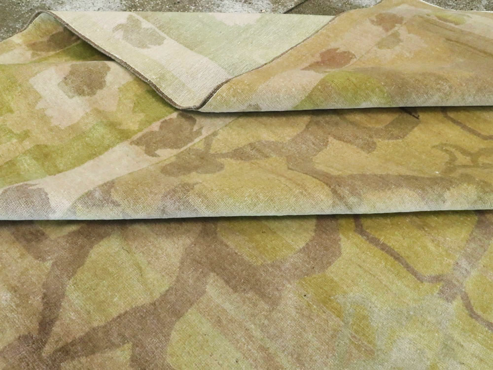 Vintage Persian Tabriz Modernist Carpet, No.15057 - Galerie Shabab