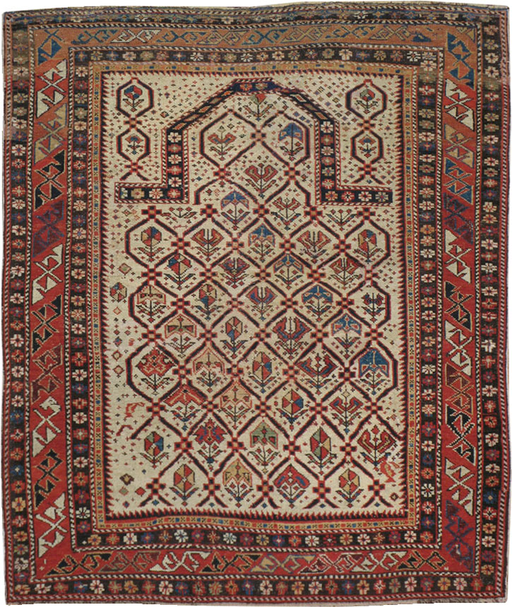 Antique  Caucasian Shirvan Rug, No.15069 - Galerie Shabab