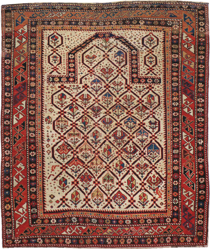 Antique  Caucasian Shirvan Rug, No.15069 - Galerie Shabab