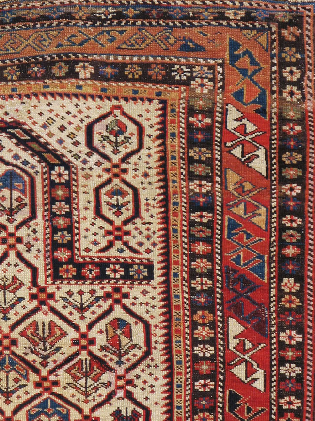 Antique  Caucasian Shirvan Rug, No.15069 - Galerie Shabab