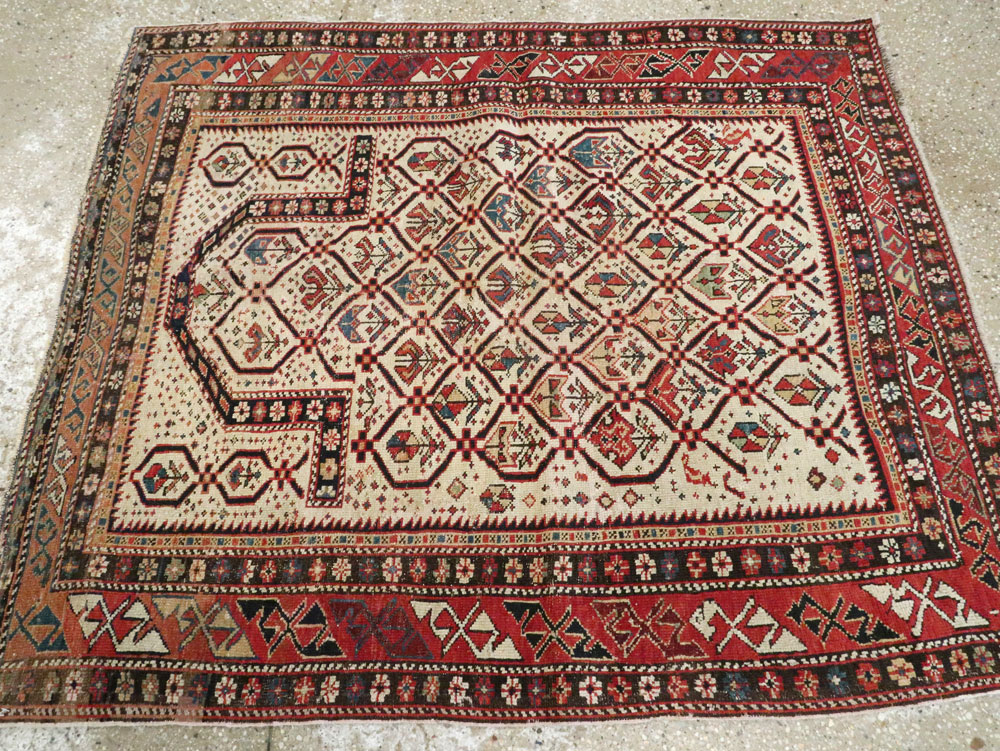 Antique  Caucasian Shirvan Rug, No.15069 - Galerie Shabab