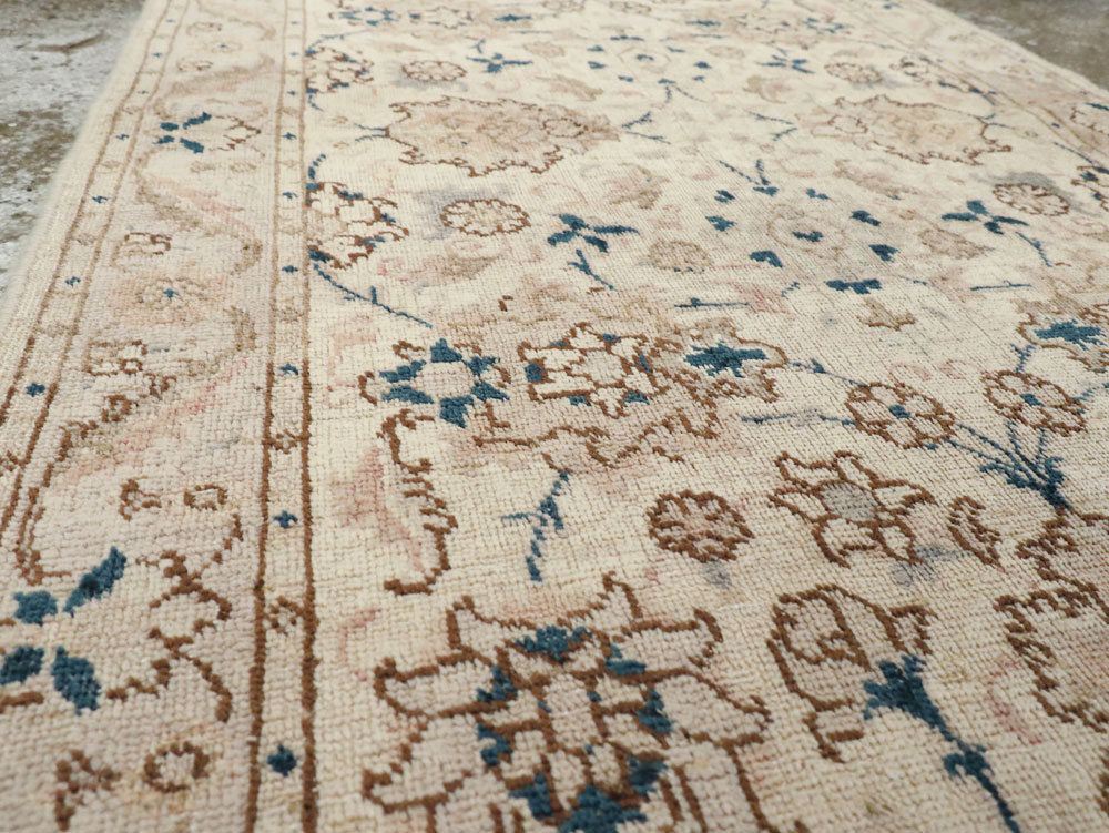 Vintage Persian Tabriz Rug (Pair: 1 of 2), No.15089 - Galerie Shabab