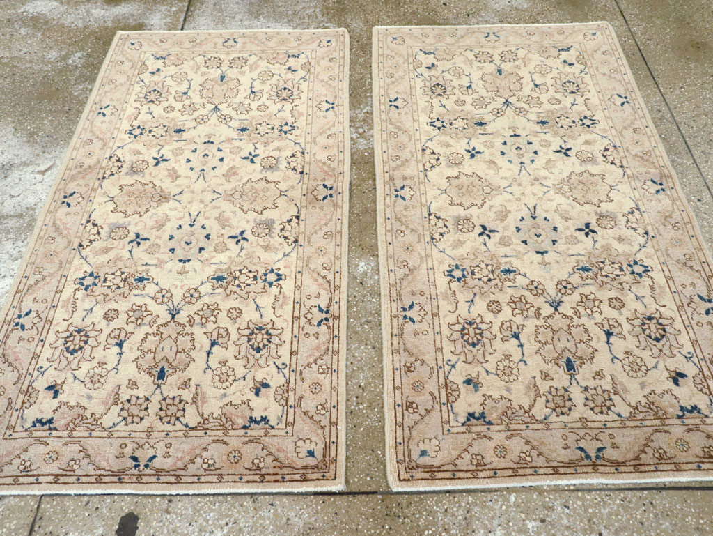 Vintage Persian Tabriz Rug (Pair: 1 of 2), No.15089 - Galerie Shabab