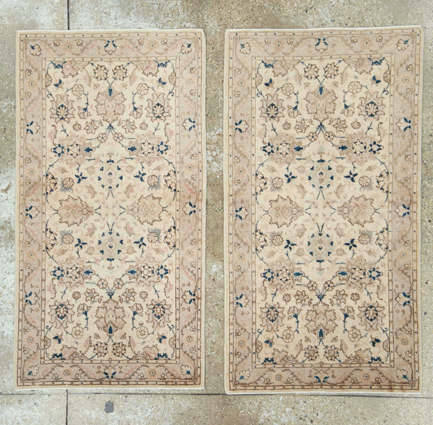 Vintage Persian Tabriz Rug (Pair: 1 of 2), No.15089 - Galerie Shabab