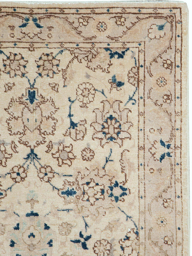 Vintage Persian Tabriz Rug (Pair: 2 of 2), No.15090 - Galerie Shabab