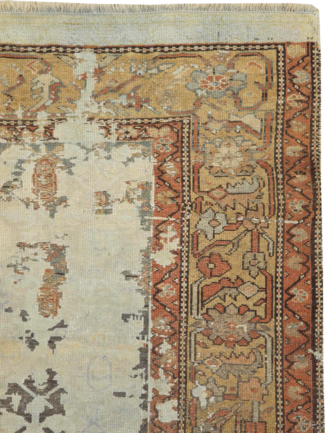 Antique Persian Distressed Kurdish Rug, No.15107 - Galerie Shabab