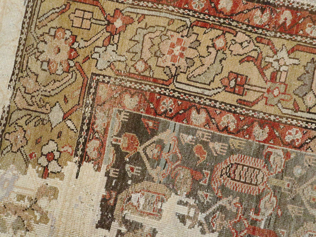 Antique Persian Distressed Kurdish Rug, No.15107 - Galerie Shabab