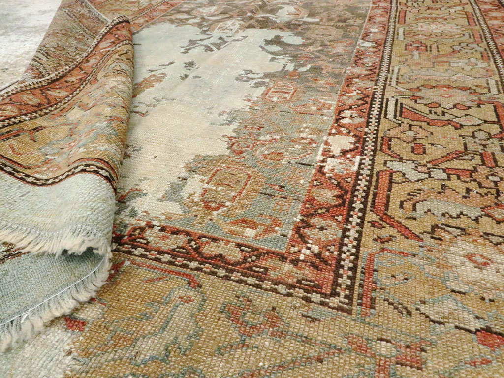 Antique Persian Distressed Kurdish Rug, No.15107 - Galerie Shabab