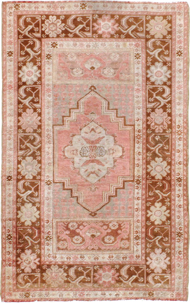 Vintage Turkish Oushak Rug, No.15116 - Galerie Shabab