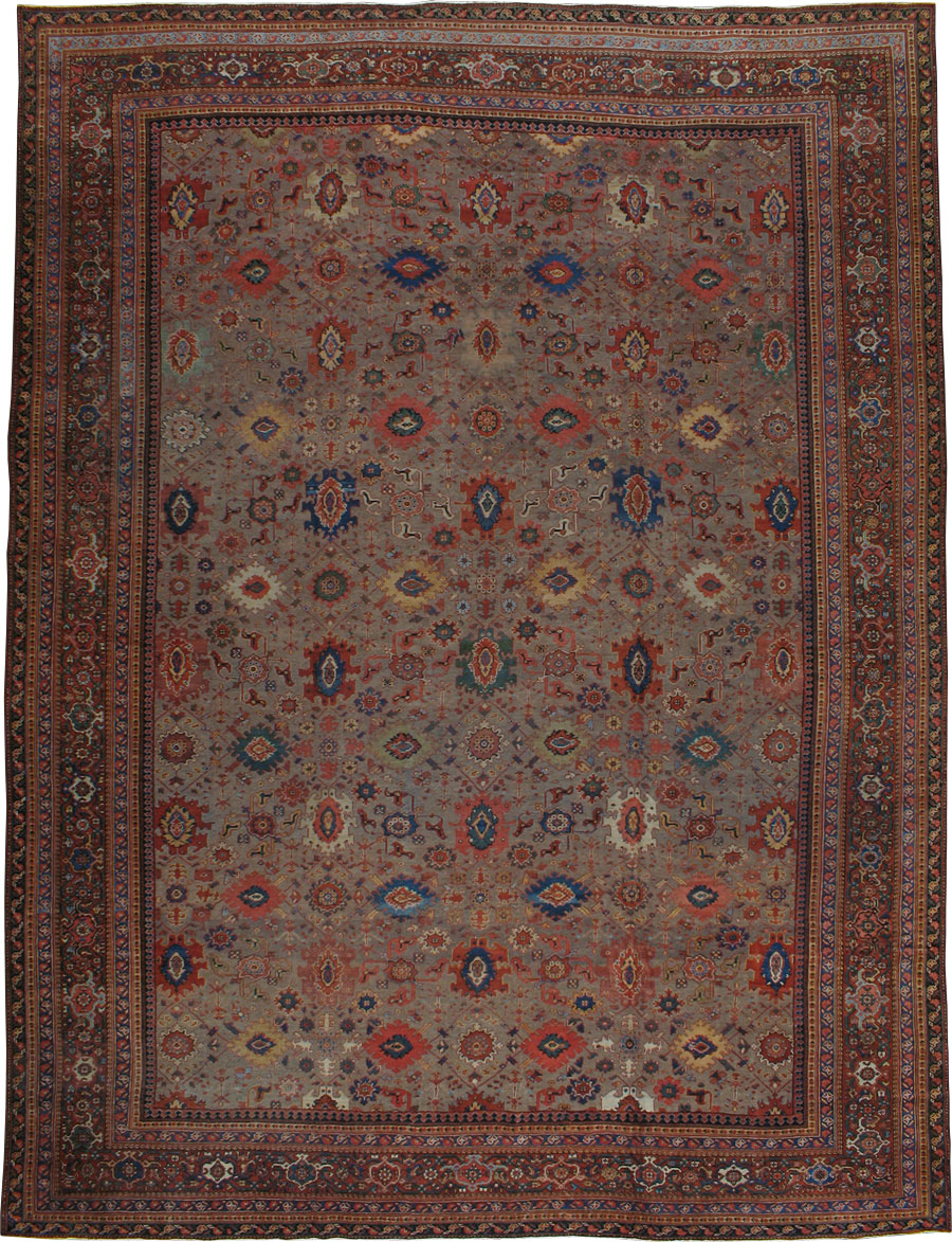 Antique Mahal Carpet, No.15125 - Galerie Shabab