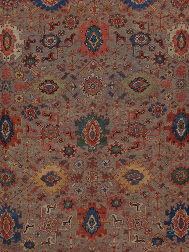 Antique Mahal Carpet, No.15125 - Galerie Shabab