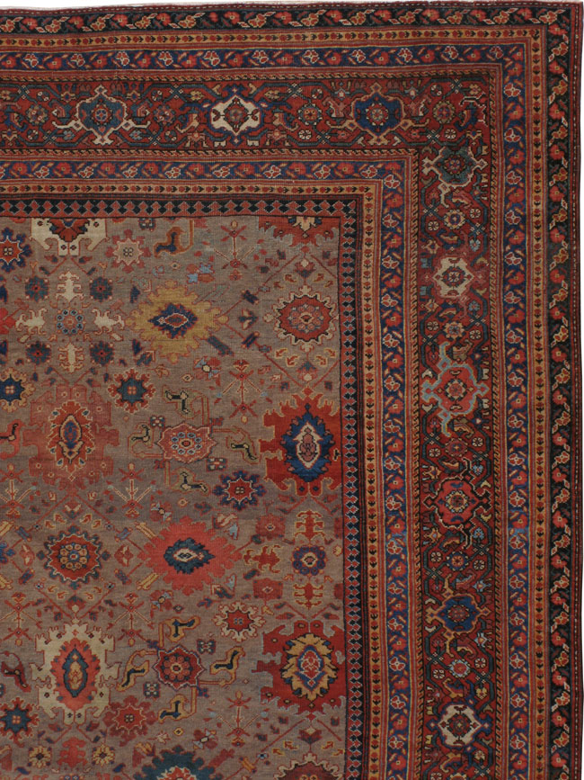 Antique Mahal Carpet, No.15125 - Galerie Shabab