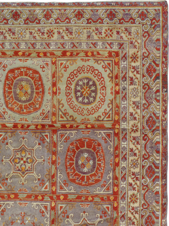 Antique Khotan Gallery Carpet, No.15130 - Galerie Shabab