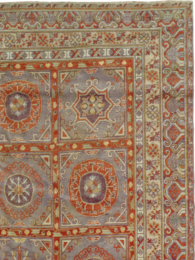 Antique Khotan Gallery Carpet, No.15130 - Galerie Shabab