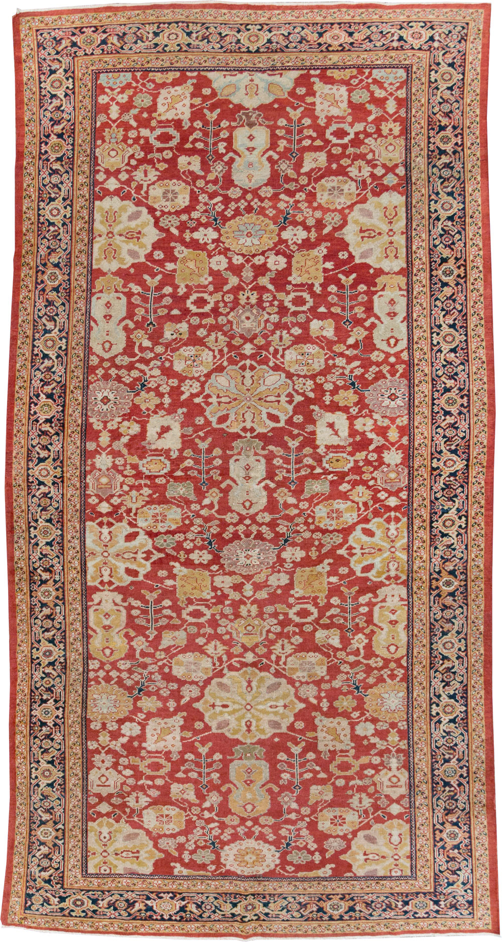 Antique Persian Sultanabad Gallery Carpet, No.15154 - Galerie Shabab