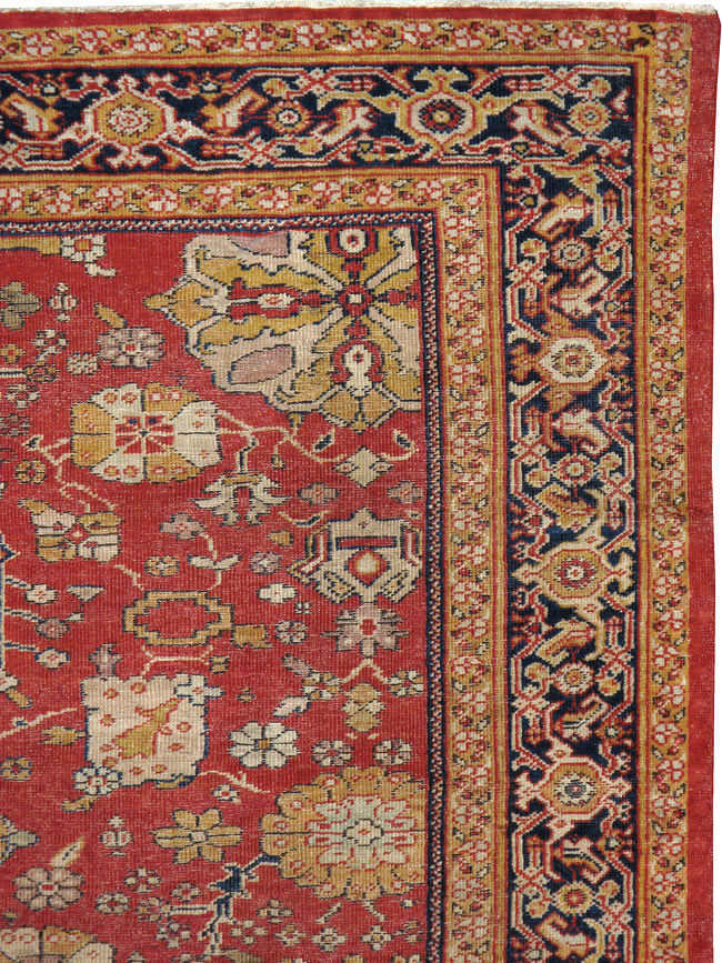Antique Persian Sultanabad Gallery Carpet, No.15154 - Galerie Shabab
