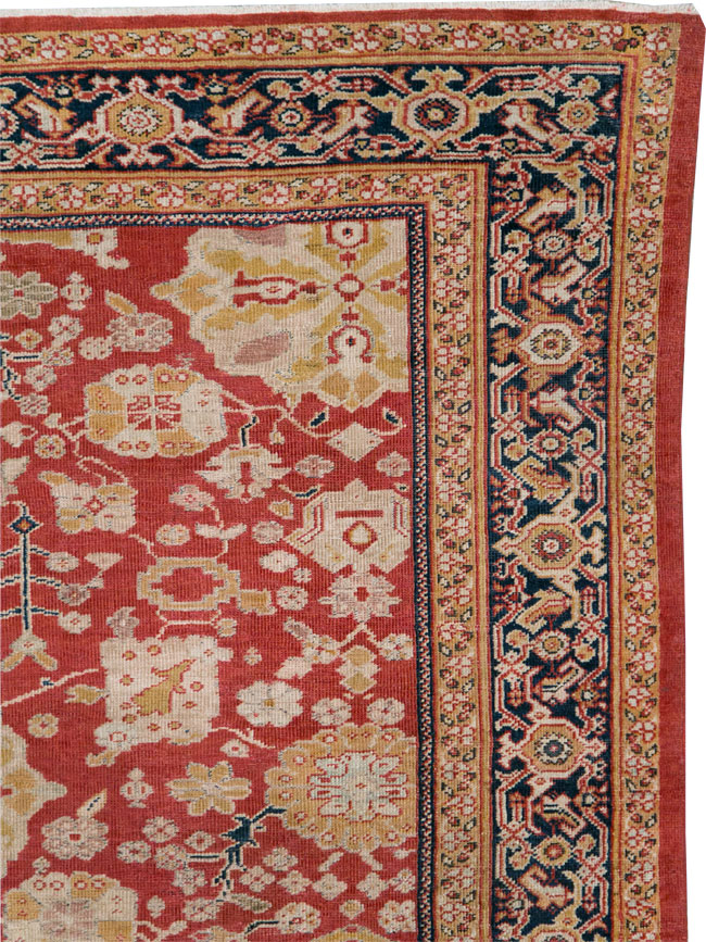 Antique Persian Sultanabad Gallery Carpet, No.15154 - Galerie Shabab
