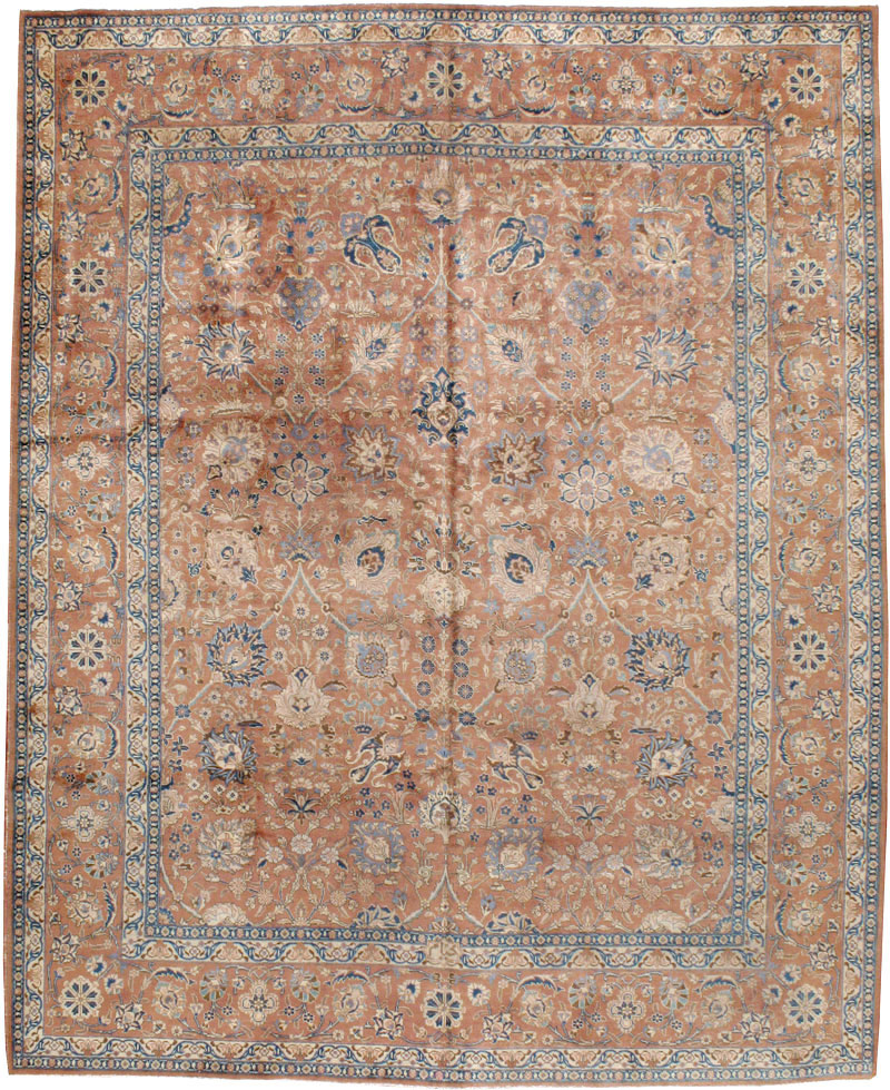 Vintage Persian Tabriz Carpet, No.15157 - Galerie Shabab