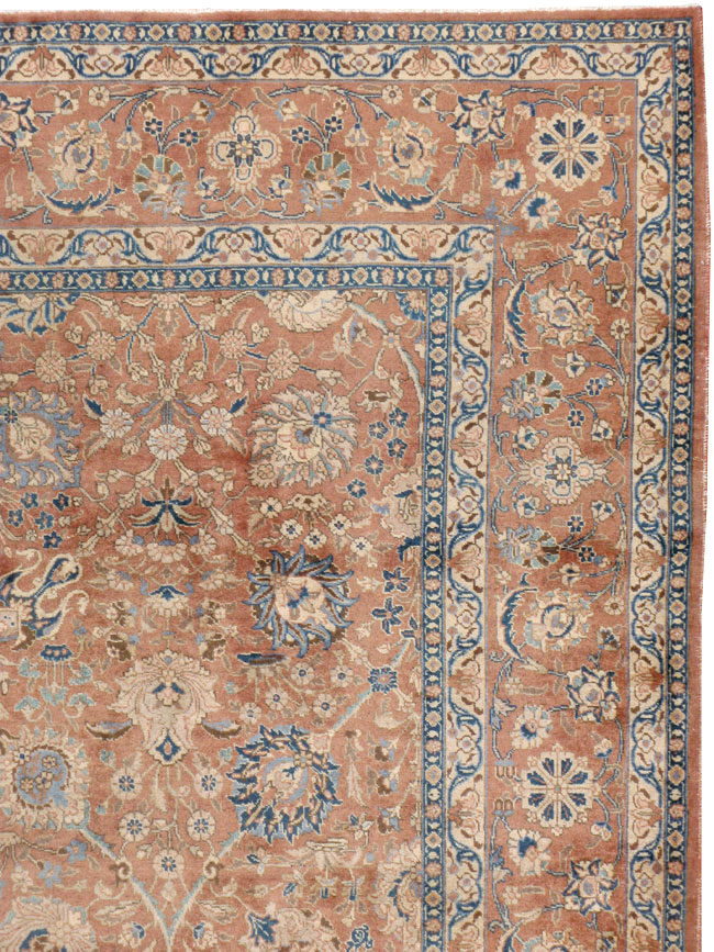 Vintage Persian Tabriz Carpet, No.15157 - Galerie Shabab