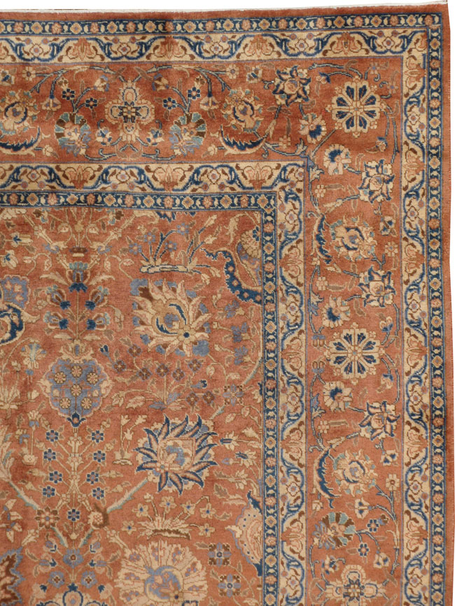 Vintage Persian Tabriz Carpet, No.15157 - Galerie Shabab