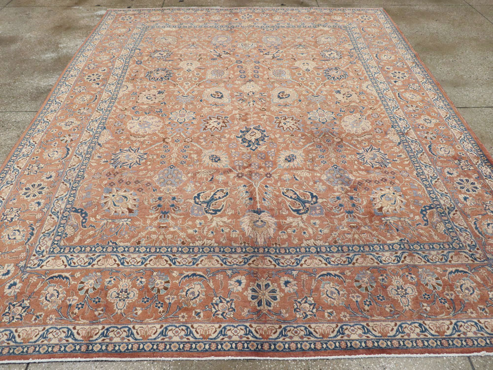 Vintage Persian Tabriz Carpet, No.15157 - Galerie Shabab