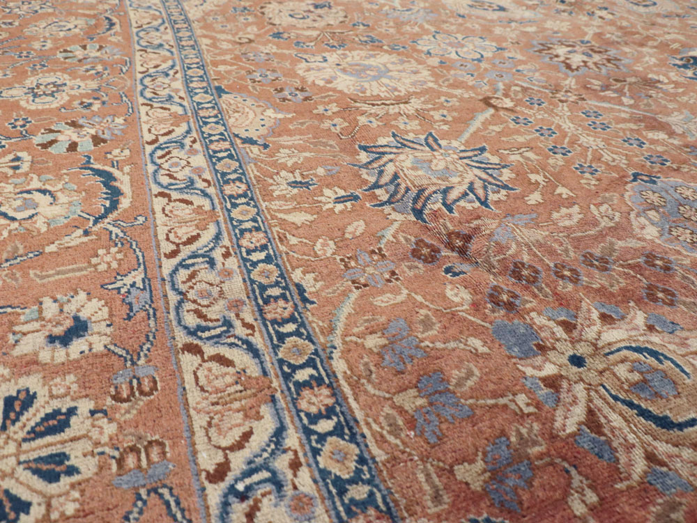 Vintage Persian Tabriz Carpet, No.15157 - Galerie Shabab
