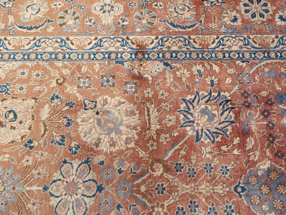 Vintage Persian Tabriz Carpet, No.15157 - Galerie Shabab