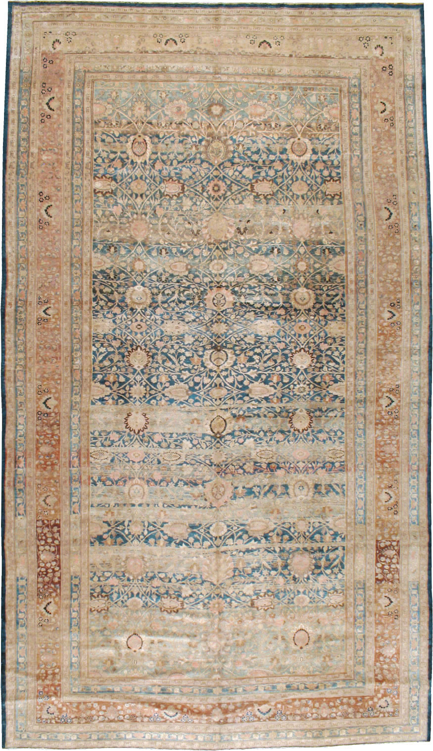Antique Persian Tabriz Carpet, No.15163 - Galerie Shabab
